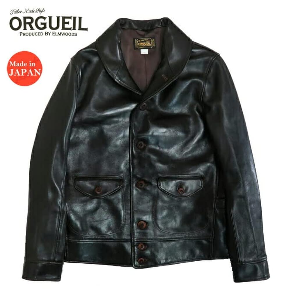 ORGEUIL コサックジャケット　38 used 美品 楽天市場】ORGUEIL オルゲイユ レザー コサックジャケット
